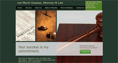 Desktop Screenshot of leemarchgrayson.net